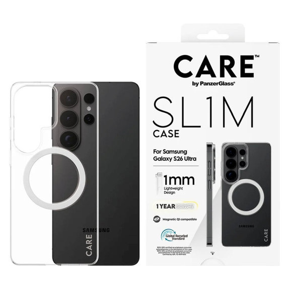 Étui SL1M pour Samsung Galaxy S26 Ultra, transparente, PanzerGlass