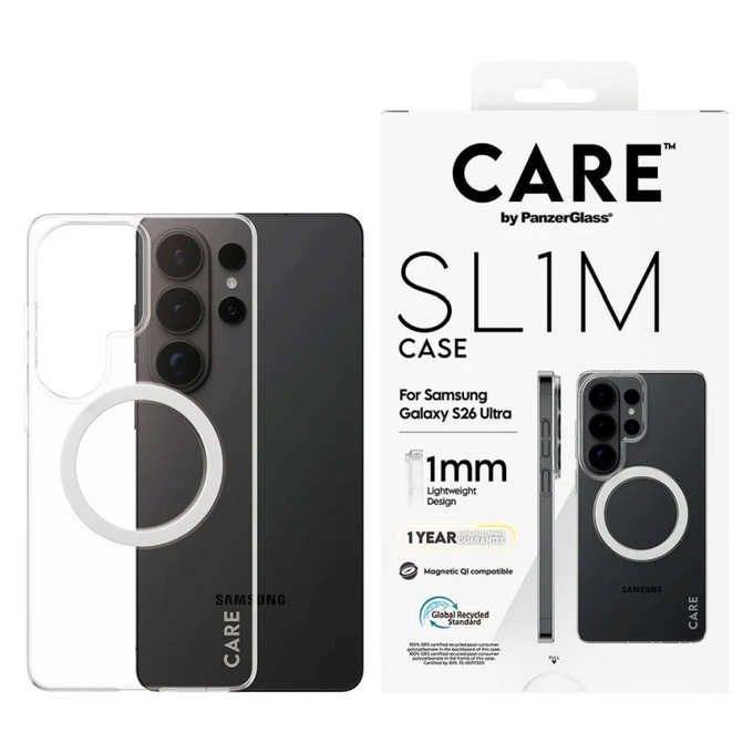 Étui SL1M pour Samsung Galaxy S26 Ultra, transparente, PanzerGlass