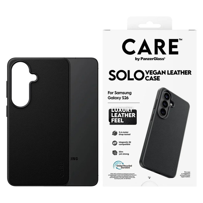 Étui Solo pour Samsung Galaxy S26, Noir, PanzerGlass