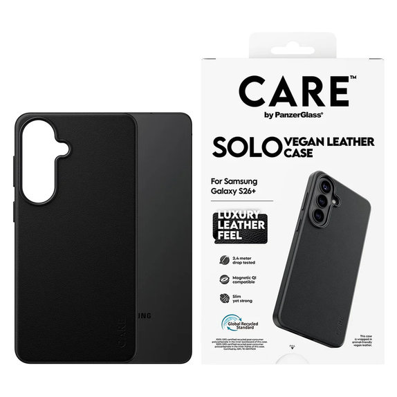 Étui Solo pour Samsung Galaxy S26+, Noir, PanzerGlass