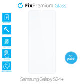 FixPremium Glass - Verre Trempé pour Samsung Galaxy S24+ (10 Pack)