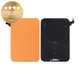 Verre de coque arrière pour iPhone 17 Pro Max, Orange, Pulled A