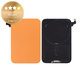 Verre de coque arrière pour iPhone 17 Pro Max, Orange, Pulled A