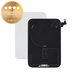 Verre de coque arrière pour iPhone 17 Pro Max, Silver, Pulled A