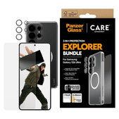 Bundle 3-en-1 Explorer pour Samsung S26 Ultra, PanzerGlass