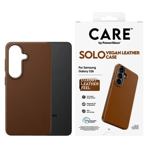 Étui Solo pour Samsung Galaxy S26, Hnedé, PanzerGlass