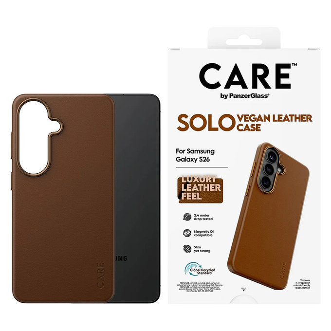 Étui Solo pour Samsung Galaxy S26, Hnedé, PanzerGlass