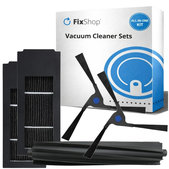 Kit de pièces de rechange pour Ecovacs Deebot X2 Omni (1x Brosse principale, 2x Filtre, 2x Brosse latérale)