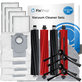 Kit de pièces de rechange pour Xiaomi Roborock S8, S8+, S8 Pro Ultra (2 paires de brosses principales, 4x Filtre, 4x Brosse latérale – noire, 4x Chiffon de vadrouille, 4x Sac à poussière)