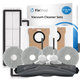 Kit de pièces de rechange pour Xiaomi Dreame L10s Ultra, Xiaomi Dreame L10s Pro (1x Brosse principale, 2x Filtre, 2x Brosse latérale, 4x Chiffon de vadrouille, 2x Sac à poussière)