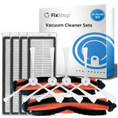 Kit de pièces de rechange pour Xiaomi Mi Robot Vacuum Mop Essential (Mijia G1) (2x Brosse principale, 4x Filtre, 4x Brosse latérale)