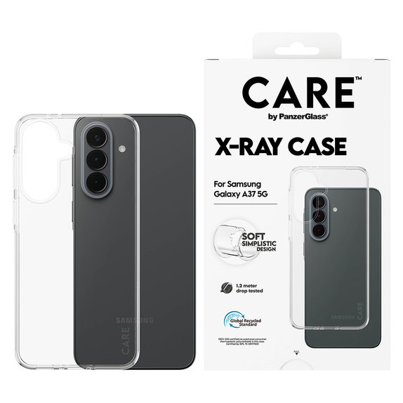 Étui X-Ray pour Samsung Galaxy A37, Transparent, PanzerGlass