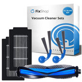 Kit de pièces de rechange pour Ecovacs Deebot T30C Omni (1x Brosse principale, 2x Filtre, 2x Brosse latérale)