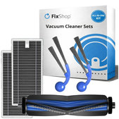 Kit de pièces de rechange pour Ecovacs T80 Omni, T80 (1x Brosse principale, 2x Filtre, 2x Brosse latérale)