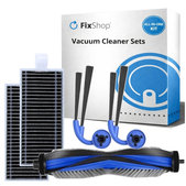 Kit de pièces de rechange pour Ecovacs Deebot X11 Pro, X11 (1x Brosse principale, 2x Filtre, 2x Brosse latérale)