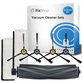 Kit de pièces de rechange pour ETA Falco Smart, Silvercrest SSR A1 SSR AL1, Tesla Robostar T80 (1x Brosse principale, 2x Filtre, 4x Brosse latérale)