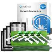Kit de pièces de rechange pour iRobot Roomba e-series, i-series, j-series (2 paires de brosses principales, 4x Filtre, 4x Brosse latérale)