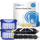 Kit de pièces de rechange pour iRobot Roomba 500, 600-series (1 paire de brosses principales, 2x Filtre, 2x Brosse latérale)