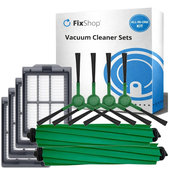 Kit de pièces de rechange pour iRobot Roomba Plus 405 Combo, 505 Combo (2x Brosse principale, 4x Filtre, 4x Brosse latérale)