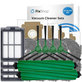 Kit de pièces de rechange pour iRobot Roomba Plus 405 Combo, 505 Combo (2x Brosse principale, 4x Filtre, 4x Brosse latérale, 8x Chiffon de vadrouille, 4x Sac à poussière)