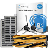 Kit de pièces de rechange pour Mova Z60 Ultra Roller (1 paire de brosses principales, 2x Filtre, 2x Brosse latérale)