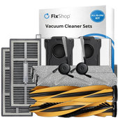Kit de pièces de rechange pour Mova Z60 Ultra Roller (1 paire de brosses principales, 2x Filtre, 2x Brosse latérale, 2x Chiffon de vadrouille, 2x Sac à poussière)