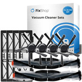 Kit de pièces de rechange pour Neato Botvac D3, D4, D5, D6, D7 (2x Brosse principale, 4x Filtre, 4x Brosse latérale)