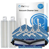Kit de pièces de rechange pour Rowenta Explorer s60 (1x Brosse principale, 2x Filtre, 4x Brosse latérale, 2x Chiffon de vadrouille)