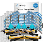 Kit de pièces de rechange pour Sencor SRV9250, 9200, 8250, 6250, 4200 (2x Brosse principale, 4x Filtre, 4x Brosse latérale, 4x Chiffon de vadrouille)