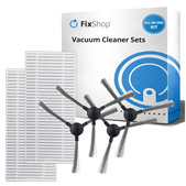 Kit de pièces de rechange pour Tesla IQ100, ETA Rover, ETA Torro (2x Filtre, 4x Brosse latérale)