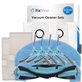 Kit de pièces de rechange pour Tesla IQ400, IQ400 Plus, Sencor 6485BK (1x Brosse principale, 2x Filtre, 4x Brosse latérale, 2x Chiffon de vadrouille, 2x Sac à poussière)