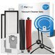 Kit de pièces de rechange pour Xiaomi Roborock Q5 Pro, Q8 Max+ (1x Brosse principale, 2x Filtre, 2x Brosse latérale – noire, 2x Chiffon de vadrouille, 2x Sac à poussière)