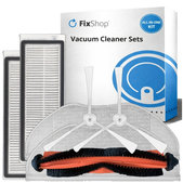 Kit de pièces de rechange pour Xiaomi Mi Robot Vacuum Mop Essential (Mijia G1) (1x Brosse principale, 2x Filtre, 2x Brosse latérale, 2x Chiffon de vadrouille)