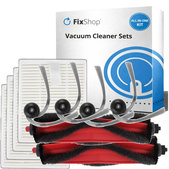 Kit de pièces de rechange pour Xiaomi Roborock Q7 M5, Q7 M5+, Q7 L5, Q7 L5+ (2x Brosse principale, 4x Filtre, 4x Brosse latérale)