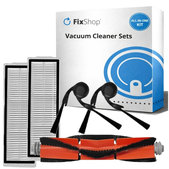 Kit de pièces de rechange pour Xiaomi Robot Vacuum 5, 5 Pro (1x Brosse principale, 2x Filtre, 2x Brosse latérale)