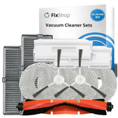 Kit de pièces de rechange pour Xiaomi Robot Vacuum H40 - Complete set (1x Brosse principale, 2x Filtre, 2x Brosse latérale, 4x Chiffon de vadrouille, 2x Sac à poussière)