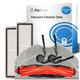 Kit de pièces de rechange pour Xiaomi Robot Vacuum S40 (1x Brosse principale, 2x Filtre, 2x Brosse latérale, 2x Chiffon de vadrouille)