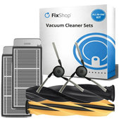 Kit de pièces de rechange pour Dreame X50 Ultra, L50 Ultra, L40s Ultra, L40s Pro Ultra, X50 Master, Mova V50 (1 paire de brosses principales, 2x Filtre, 2x Brosse latérale)