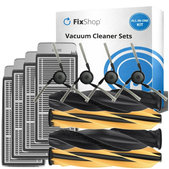 Kit de pièces de rechange pour Dreame X50 Ultra, L50 Ultra, L40s Ultra, L40s Pro Ultra, X50 Master, Mova V50 (2 paires de brosses principales, 4x Filtre, 4x Brosse latérale)