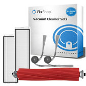 Kit de pièces de rechange pour Roborock QV 35A, QR 798, QV35S (1x Brosse principale, 2x Filtre, 2x Brosse latérale)