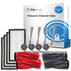 Kit de pièces de rechange pour Roborock G20s Ultra, Saros 10R, 20 (2x Brosse principale, 4x Filtre, 4x Brosse latérale)