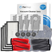 Kit de pièces de rechange pour Roborock G20s Ultra, Saros 10R, 20 (2x Brosse principale, 4x Filtre, 4x Brosse latérale, 8x Chiffon de vadrouille, 4x Sac à poussière)