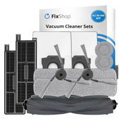 Kit de pièces de rechange pour Dreame Mova Z50 Ultra, Z5, Z5 Pro (1x Brosse principale, 2x Filtre, 2x Brosse latérale, 2x Chiffon de vadrouille, 2x Lingette latérale de lavage, 2x Sac à poussière)