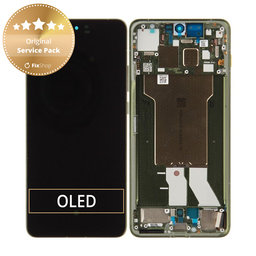 Écran pour Motorola Edge 70, tactile avec cadre, Bronze Green, 5D68C31543, Genuine Service Pack