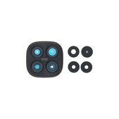 Objectif de caméra arrière avec cadre pour Xiaomi Redmi Note 15 Pro 5G, Black
