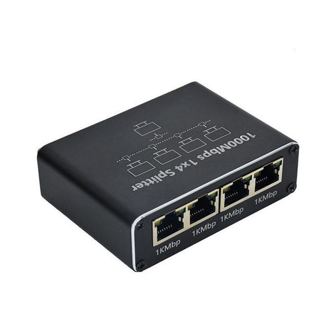 Switch Ethernet Gigabit 4 ports, RJ45, 1000 Mb/s