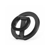 Support magnétique double face pliable pour MagSafe, noir