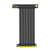 Câble riser PCIe 4.0 x16 pour carte graphique, 20cm, noir