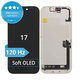 Apple iPhone 17 - Écran LCD + Ecran Tactile + Cadre Soft OLED FixPremium 120Hz