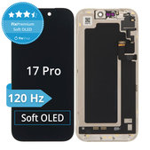 Écran Soft OLED 120Hz pour iPhone 17 Pro, Tactile avec cadre, DIAGNOSTIC